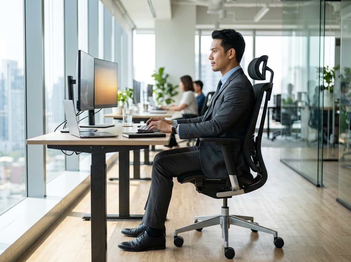 Postur Ergonomis Duduk Seimbang