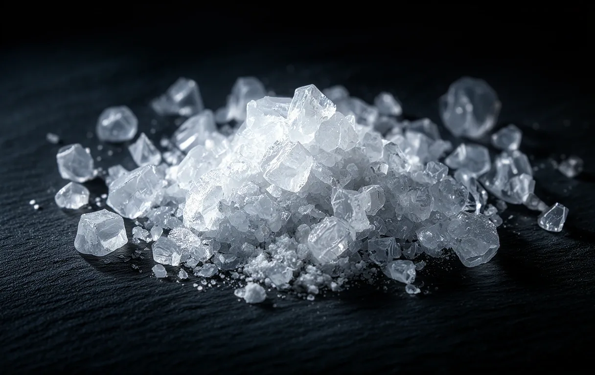Microfotografía de minerales puros